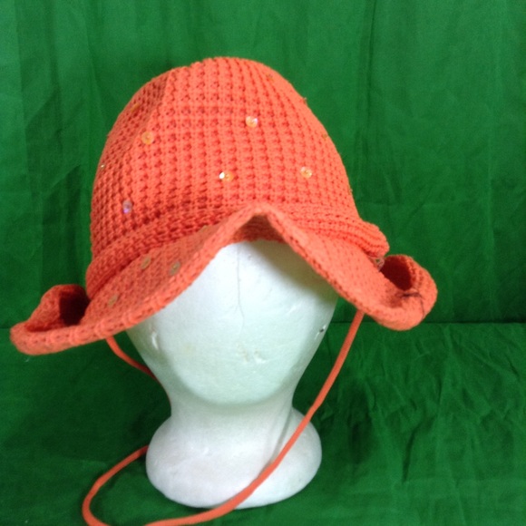 Country Girl Orange Cowboy Hat Something Special - Picture 4 of 8